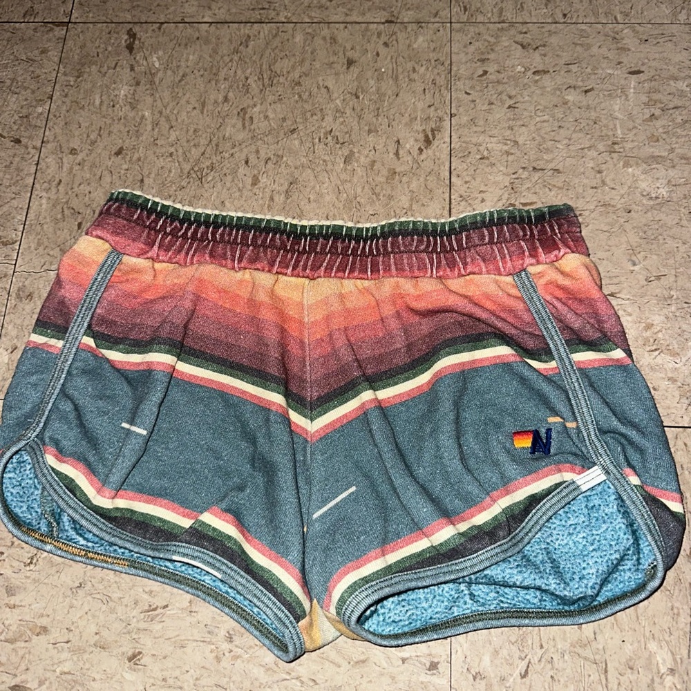 Aviator Nation Women’s Tulum Jogger Shorts. Size Medium. Elastic Waistband.